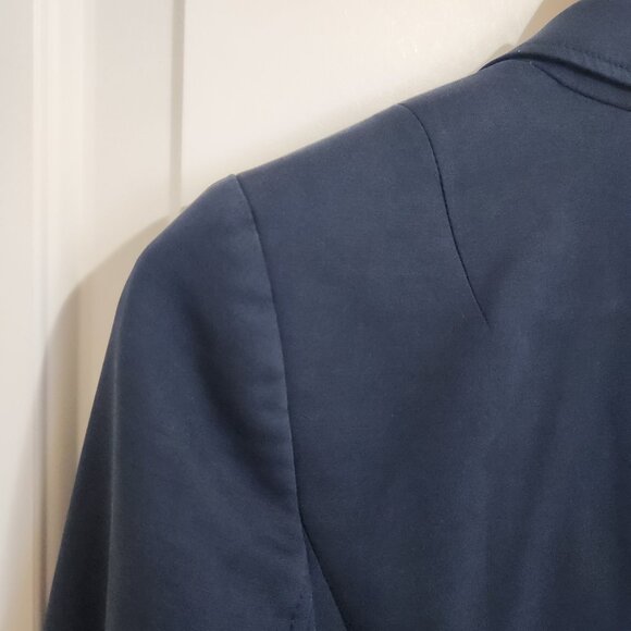 Banana Republic Single Breast Cotton-Blend Navy Suit Blazer 2P - Picture 6 of 14